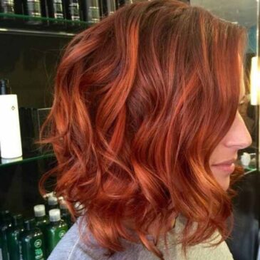 Balayage can make a beautiful multidimensional red. Painting Different tones of the same base gives an extra edge to any hair color.