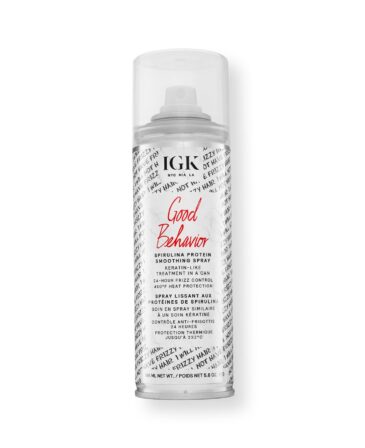 IGK Good Behavior spirulina protein smoothing spray