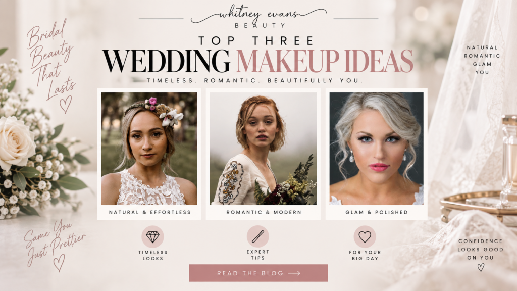 Wedding makeup ideas from Whitney Evans Beauty in Knoxville, TN