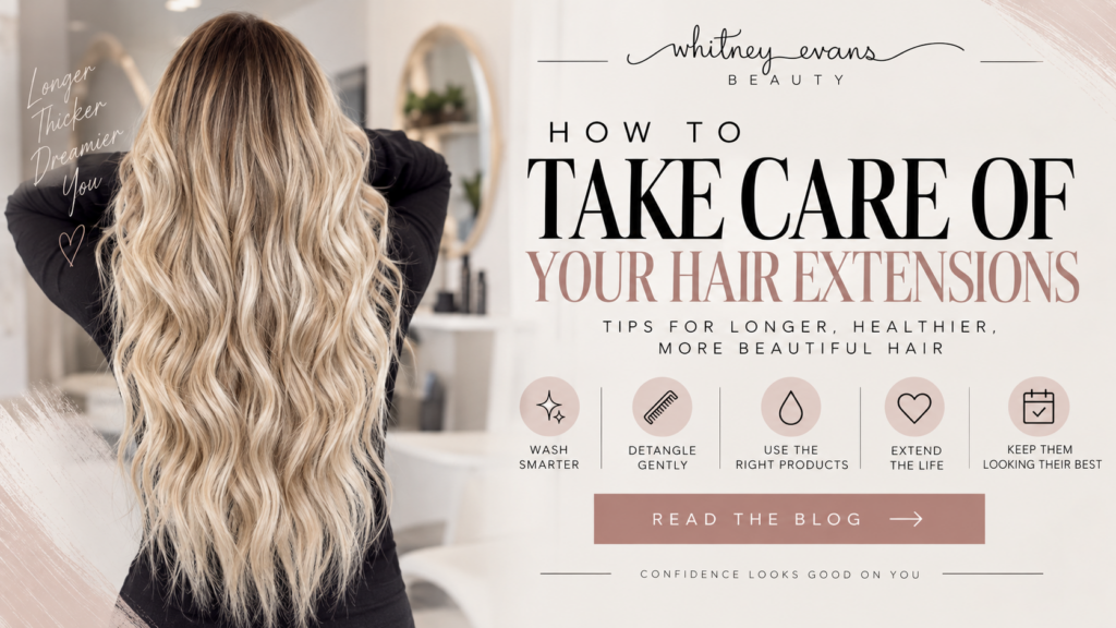 How to take care of hair extensions for longer-lasting healthy hair