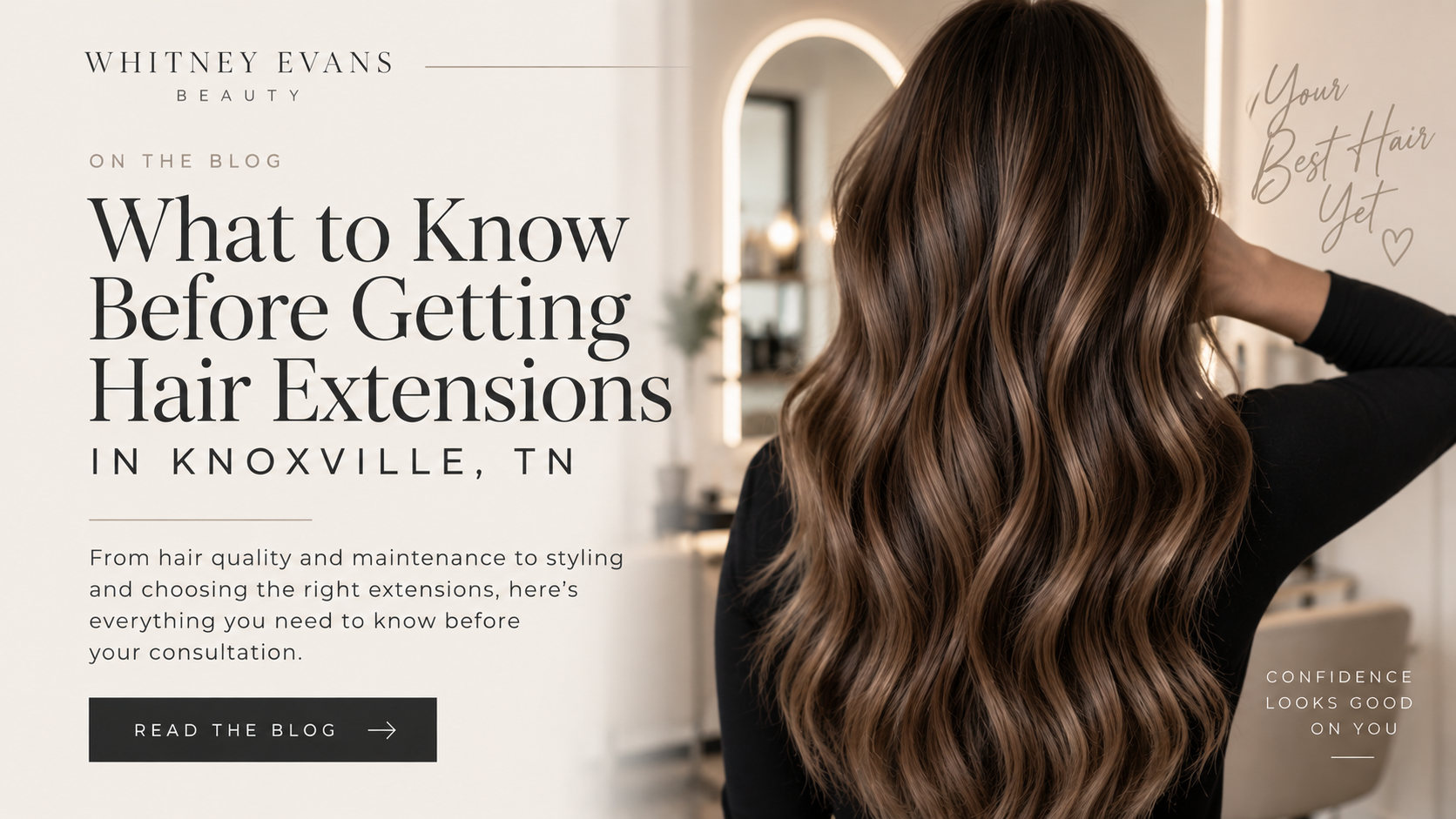 What to know before getting hair extensions in Knoxville, TN