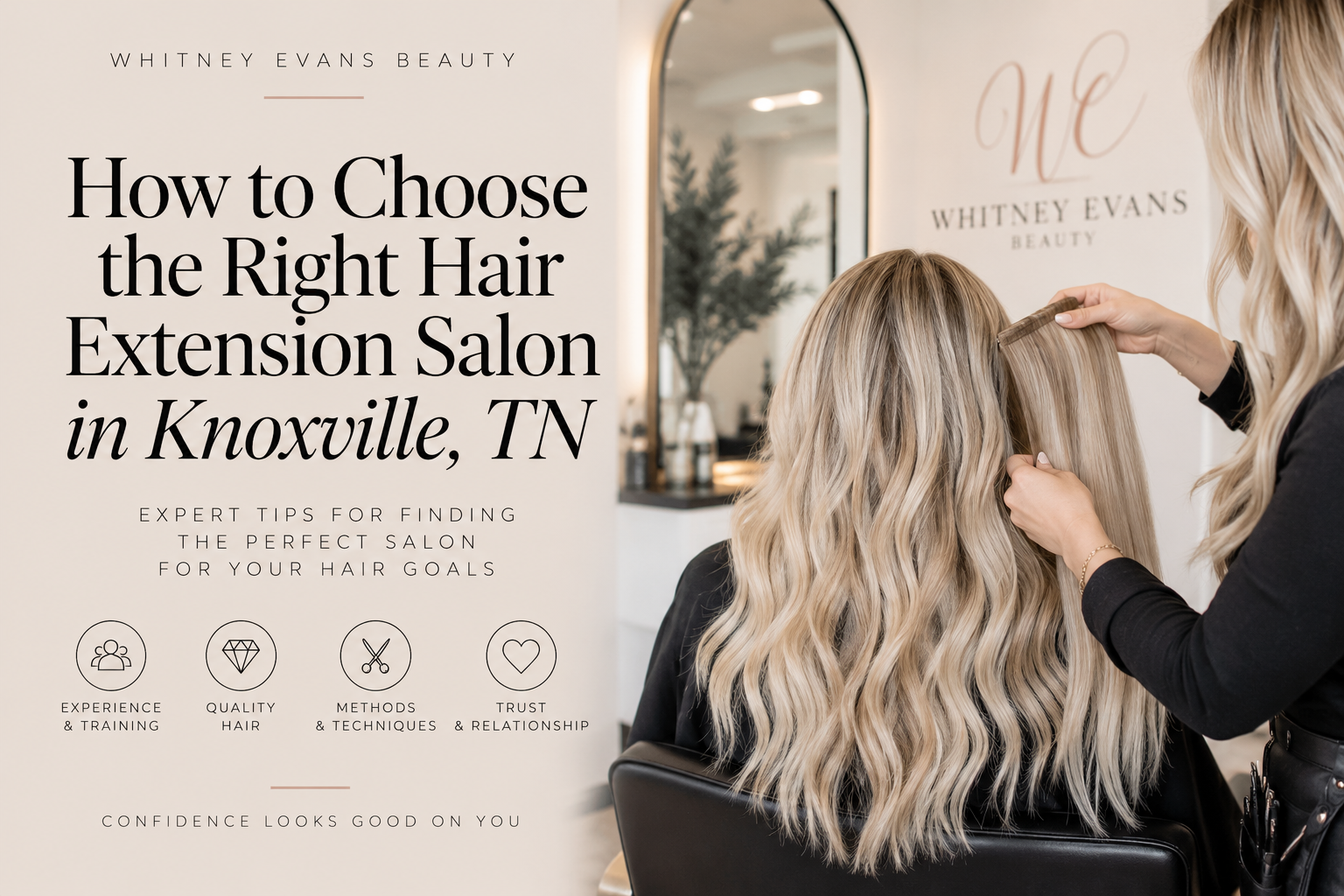 How to choose the right hair extension salon in Knoxville, TN