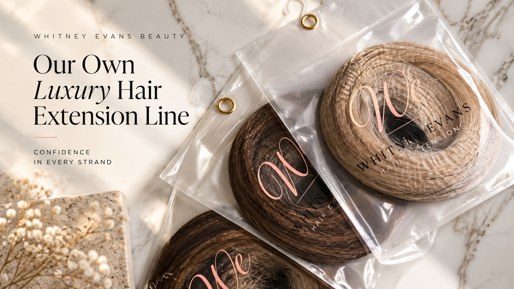 Whitney Evans Beauty luxury hair extensions in Knoxville, Tennessee